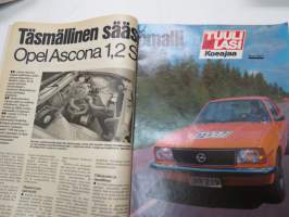 Tuulilasi 1977 nr 9, sis. mm. seur. artikkelit / kuvat / mainokset; Kansikuva &amp; Kestotestin loppuarvostelu Chrysler-Simca 1308 GLS, Ruoste pois ilman myrkkyjä,