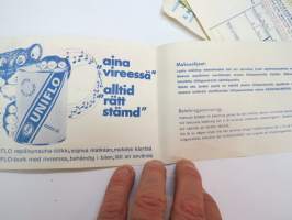 Oy Esso Ab, huoltoasemaluottolasku 1.9.1970 -credit card bill