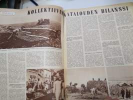 Kuvaposti 1957 nr 50, ilmestynyt 12.12.1957, sis. mm. seur. artikkelit / kuvat / mainokset; Agatha Christie jatkokertomus &quot;Murha junassa&quot; alkaa, Suomen