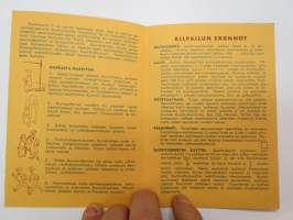 Kuntokortti II -kuntourheilun suoritus, -ohje- ja kilpailukortti - Suomen Kuntourheiluliitto ry -practise and competition card for fittnes sports