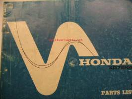 Honda XR75K4  1partslist varaosaluettelo