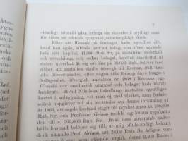 Utlåtande, Angående lämpligheten af Artificiel Fiskodlings Införände i Finland, afgifvet till Jordbruks-expeditionen i Kejserlige Senaten af And. Joh.