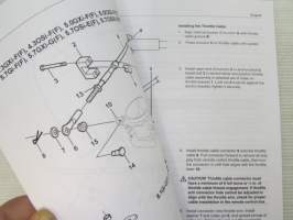 Volvo Penta Installation C - Sterndrive Gasoline Engines - bensiinikäyttöisen sisäperämoottorin asennus, katso tarkemmat mallien merkinnät kuvasta.