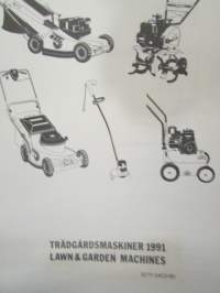 Stiga Genuine Spare Parts / Original reservdelar Trädgårdmaskiner Lawn &amp; Garden Machines 1991 - Ruohonleikkuri varaosaluettelo, katso tarkemmat mallit kuvista