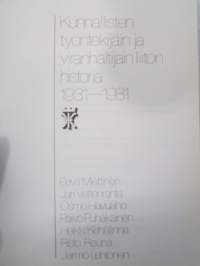 KTV Historia 1931-1981 - Kunnallisten työntekijäin ja viranhaltijain liiton historia 1931-1981