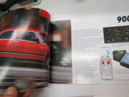 Saab 90 900 9000 1986 -myyntiesite / brochure