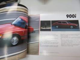 Saab 90 900 9000 1986 -myyntiesite / brochure