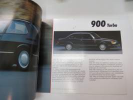 Saab 90 900 9000 1986 -myyntiesite / brochure