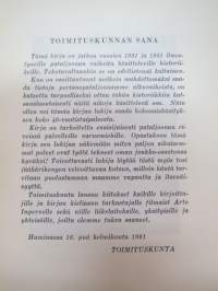 Kymen Jääkäripataljoona (50 vuotta), sisältää joukko-osaston histoariaa, osallistuminen sotiin, eri kirjoittajien artikkeleita -military unit history