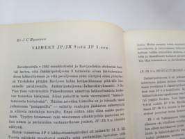 Kymen Jääkäripataljoona (50 vuotta), sisältää joukko-osaston histoariaa, osallistuminen sotiin, eri kirjoittajien artikkeleita -military unit history