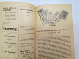 Demokraattisen kansan kalenteri 1950, tämä kappale kuulunut K. Miettiselle, joka on työskennellyt  tankkilaiva S/T Garnet Hulings´illa - kalenteriosuudessa