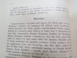 Selostus Kokemäenjoen pato- ja nuottakalastuspaikkojen omistus- ja käyttöoikeudesta - Med svenskspråkig översikt -ancient fishing rights of Kokemäenjoki river