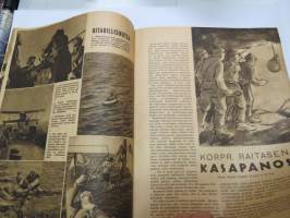 Hurtti Ukko / Hurttiukko 1942 nr 10 - Suomen sodan  sankaritarinoita, sis. mm. seur. artikkelit / kuvat / mainokset; Tenho Palsa - Tankki palaa, Eero Kiviranta