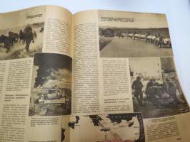 Hurtti Ukko / Hurttiukko 1942 nr 10 - Suomen sodan  sankaritarinoita, sis. mm. seur. artikkelit / kuvat / mainokset; Tenho Palsa - Tankki palaa, Eero Kiviranta