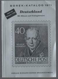 Borek-katalog Deutschland 1971 - postimerkkiluettelo