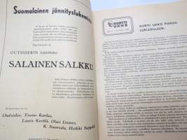 Hurtti Ukko 1944 nr 3 maaliskuu - Suomen sodan  sankaritarinoita, sis. mm. seur. artikkelit / kuvat / mainokset; Upu Ottonen - &quot;Snapparit&quot; hyökkäävät, Joni