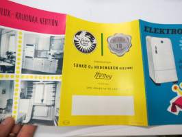 Electrolux jääkaappi -myyntiesite / brochure