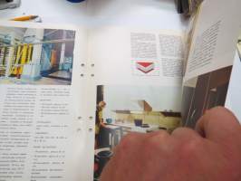 IKI-levy / G.A. Seralchius Oy - Kolho, esitekuvissa jonkin laivan sisustusta -myyntiesite / brochure