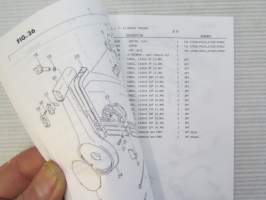 Suzuki Parts Catalogue DT40C model &#039;86-&#039;90 -varaosaluettelo