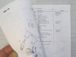 Suzuki Parts Catalogue DT40C model &#039;86-&#039;90 -varaosaluettelo