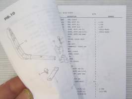 Suzuki Parts Catalogue DT40C model &#039;86-&#039;90 -varaosaluettelo