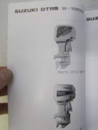 Suzuki Parts Catalogue DT115 / DT 140 model &#039;86-&#039;90 -varaosaluettelo