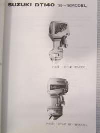 Suzuki Parts Catalogue DT115 / DT 140 model &#039;86-&#039;90 -varaosaluettelo