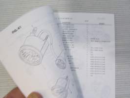 Suzuki Parts Catalogue DT115 / DT 140 model &#039;86-&#039;90 -varaosaluettelo