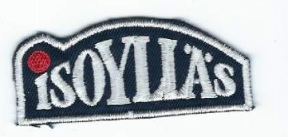 Isoylläs   hihamerkki kangasmerkki