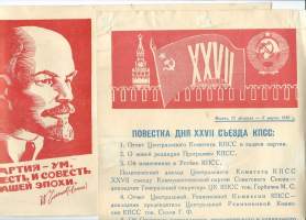 Neuvostoliitto 25.1.-6.3.1986 - 12 sivua kuvia ja tekstiä