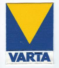 Varta  -   hihamerkki kangasmerkki 13x10 cm
