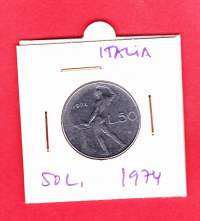 Italia 50 Liiraa 1974