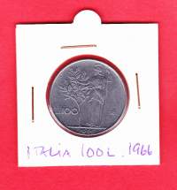 Italia 100 Liiraa 1966