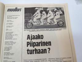 Moottori 1976 nr 8, sisältää mm. seur. artikkelit / kuvat / mainokset; Valkoinen vaate hätämerkkinä - = SOS - hätäajo - sopiva idea Suomeenkin?, Puola