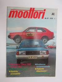 Moottori 1976 nr 10, sisältää mm. seur. artikkelit / kuvat / mainokset; Daimler 4,2 Litre  Limousine, Pimeän ajon kurssi, Mitsubishi Lancer, Ilmanpilaajat eli