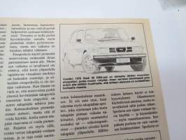 Moottori 1976 nr 10, sisältää mm. seur. artikkelit / kuvat / mainokset; Daimler 4,2 Litre  Limousine, Pimeän ajon kurssi, Mitsubishi Lancer, Ilmanpilaajat eli