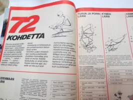 Moottori 1974 nr 1, sisältää mm. seur. artikkelit / kuvat / mainokset; Saab, Sunbeam 1300, Muistatko Adlerin?, RAC - Suomalaissirkus Englannin metsissä, Ladut