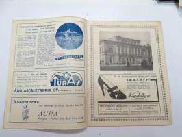 Åbo Svenska Teater 1940-1941 Program - Skolka skolan (Unentschuldige Stunde) -teatterin ohjelmalehtinen / theatre program
