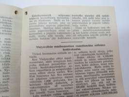 Suomalainen Almanakka ja Kalenteri 1923 - Nielsen &amp; Lundbeck - Vanhin ja Suurin Suomalainen Pankkiiriliike Amerikassa - 21-24 State Street, New York -suomalaisille