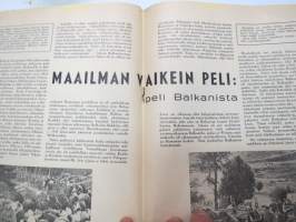 Hurtti Ukko 1944 nr 2 helmikuu - Suomen sodan  sankaritarinoita, sis. mm. seur. artikkelit / kuvat / mainokset; Joentörmä on meidän!, Viljo Rauta - Joonas,