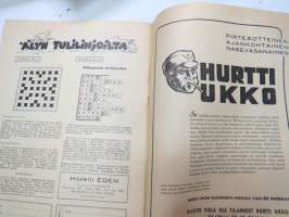 Hurtti Ukko / Hurttiukko 1944 nr 2 helmikuu - Suomen sodan  sankaritarinoita, Joentörmä on meidän!, Viljo Rauta - Joonas,, &quot;Pimeä rintama&quot; - pimeää sotaa...