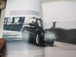 BMW 7 Series Saloon 2000 -myyntiesite / sales brochure