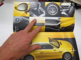 BMW M3 -myyntiesite / sales brochure in swedish