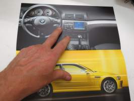 BMW M3 -myyntiesite / sales brochure in swedish
