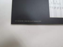 BMW M3 -myyntiesite / sales brochure in swedish