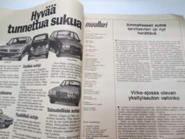 Moottori 1975 nr 7, sis. mm. seur. artikkelit / kuvat / mainokset; Auto on ihmistä varten, Lukijamatka Jenkkeihin, Ulkomaille naapuriin, Simcan uudet iskurimallit,