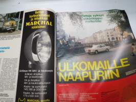 Moottori 1975 nr 7, sis. mm. seur. artikkelit / kuvat / mainokset; Auto on ihmistä varten, Lukijamatka Jenkkeihin, Ulkomaille naapuriin, Simcan uudet iskurimallit,