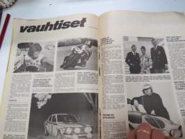 Moottori 1975 nr 7, sis. mm. seur. artikkelit / kuvat / mainokset; Auto on ihmistä varten, Lukijamatka Jenkkeihin, Ulkomaille naapuriin, Simcan uudet iskurimallit,
