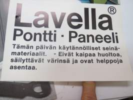 Finlayson - Muovitehtaat - Lavella ponttipaneeli (pontti - paneeli) - muovisen seinäpaneelin myyntiesite &amp; asennusohje -plastic-based panel brochure &amp; assembly guide