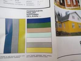 Finlayson - Muovitehtaat - Lavella ponttipaneeli (pontti - paneeli) - muovisen seinäpaneelin myyntiesite &amp; asennusohje -plastic-based panel brochure &amp; assembly guide